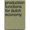 Production functions for dutch economy door Lesuis