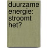 Duurzame energie: stroomt het? by R. Stokkers