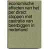 Economische effecten van het per direct stoppen met castratie van beerbiggen in Nederland by W.H.M. Baltussen