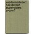 Voedselverliezen: hoe denken stakeholders erover?