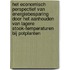 Het economisch perspectief van energiebesparing door het aanhouden van lagere stook-temperaturen bij potplanten