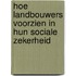 Hoe landbouwers voorzien in hun sociale zekerheid