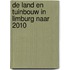 De land en tuinbouw in Limburg naar 2010