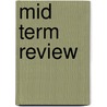 Mid term review door Onbekend