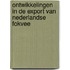 Ontwikkelingen in de export van Nederlandse fokvee