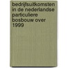 Bedrijfsuitkomsten in de Nederlandse particuliere bosbouw over 1999 door Onbekend