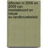 Effecten in 2006 en 2009 van Mestakkoord en nieuw EU-Landbouwbeleid by D.W. Hoop