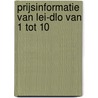 Prijsinformatie van LEI-DLO van 1 tot 10 door C.J.A.M. de Bont
