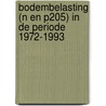 Bodembelasting (N en P205) in de periode 1972-1993 by D.A. Oudendag