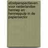Afzetperspectieven voor Nederlandse hennep en henneppulp in de papiersector door M.J.G. van Onna