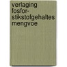 Verlaging fosfor- stikstofgehaltes mengvoe by Veen
