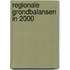 Regionale grondbalansen in 2000