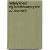 Redelykheid eg-landbouwpryzen consument by Meester