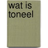 Wat is toneel by Straub