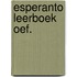 Esperanto leerboek oef.