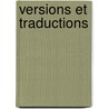 Versions et traductions door Simonis
