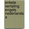 Enkele vertaling engels nederlands a door Apeldoorn