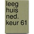 Leeg huis ned. keur 61