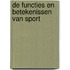 De functies en betekenissen van sport