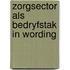 Zorgsector als bedryfstak in wording