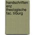 Handschriften enz theologische fac. tilburg
