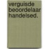 Verguisde beoordelaar handelsed.