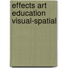 Effects art education visual-spatial door Haanstra