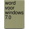 Word voor Windows 7.0 door H.E. Leijdens-Bartray