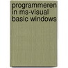Programmeren in ms-visual basic windows by Frantz