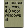 Pc-cursus ms excel 4.0 voor windows nl by Yzerman