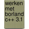 Werken met borland c++ 3.1 by Erik Caspers