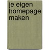 Je eigen homepage maken by E. Mansvelders