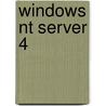 Windows NT Server 4 by R. Cowart
