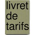 livret de tarifs