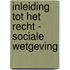 Inleiding tot het recht - sociale wetgeving