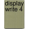 Display write 4 by Lemmens