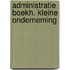 Administratie boekh. kleine onderneming