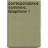 Correspondance commerc. telephone 1