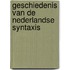 Geschiedenis van de Nederlandse syntaxis