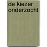 De kiezer onderzocht by J. Swyngedouw