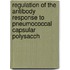 Regulation of the antibody response to pneumococcal capsular polysacch