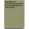 The effects of 1,25-dihydroxyvitamin d3 and analogues on uvb-irradiati by P. de Haes