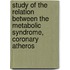 Study of the relation between the metabolic syndrome, coronary atheros