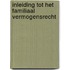 Inleiding tot het familiaal vermogensrecht