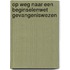 Op weg naar een beginselenwet gevangeniswezen