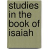 Studies in the Book of Isaiah by M. Vervenne