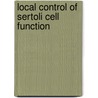 Local control of sertoli cell function door E. Hoeben