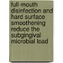 Full-Mouth disinfection and hard surface smoothening reduce the subgingival microbial load