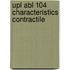 Upl abl 104 characteristics contractile