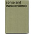 Sense and transcendence